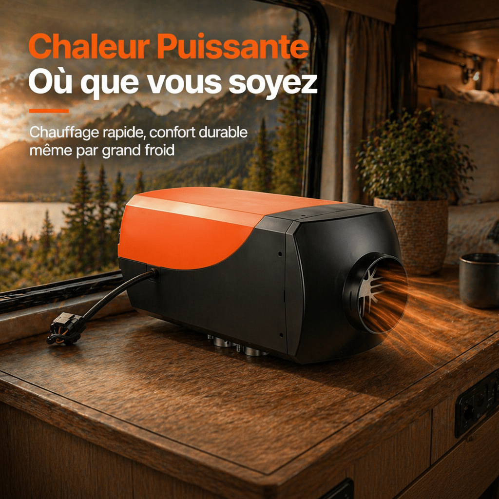 Chauffage Diesel 8kW Camping - Car – Kit Complet - Campix