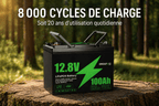 Batterie Lithium LiFePO4 12V – Camping - Car & Van - Campix