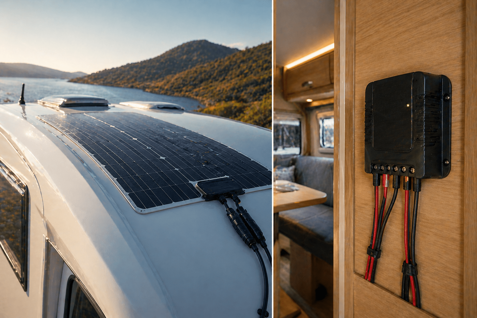 Kit Solaire Flexible 100W Camping - Car – Panneau + Contrôleur Inclus - Campix