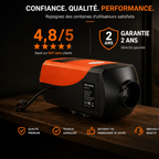 Chauffage Diesel 8kW Camping - Car – Kit Complet - Campix