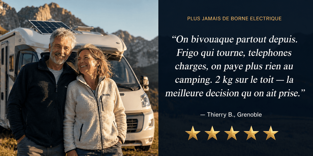 Kit Solaire Flexible 100W Camping - Car – Panneau + Contrôleur Inclus - Campix